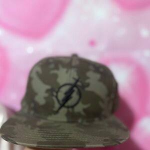 Kids Camouflage Lightning Bolt Cap